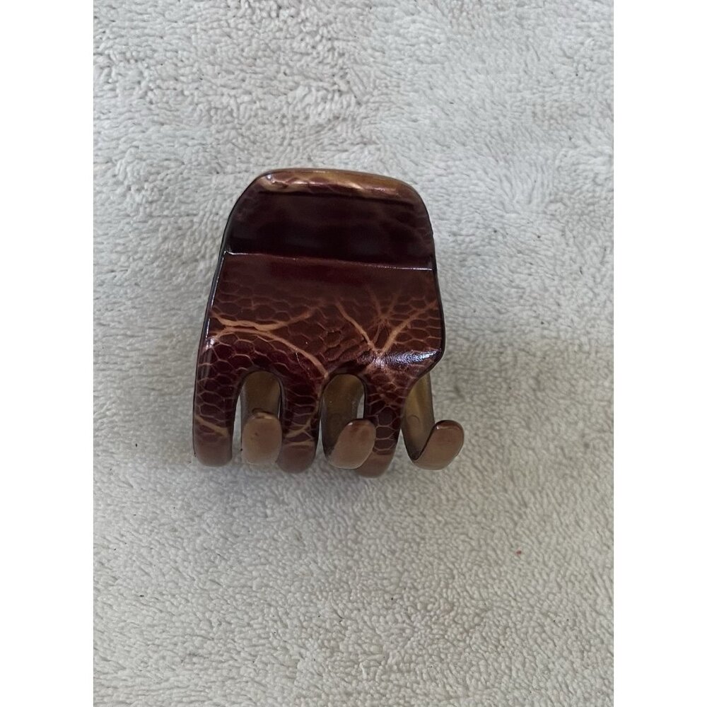 Mini Brown Claw Clip Women’s Hair Accessory Small Matte Hair Clamp